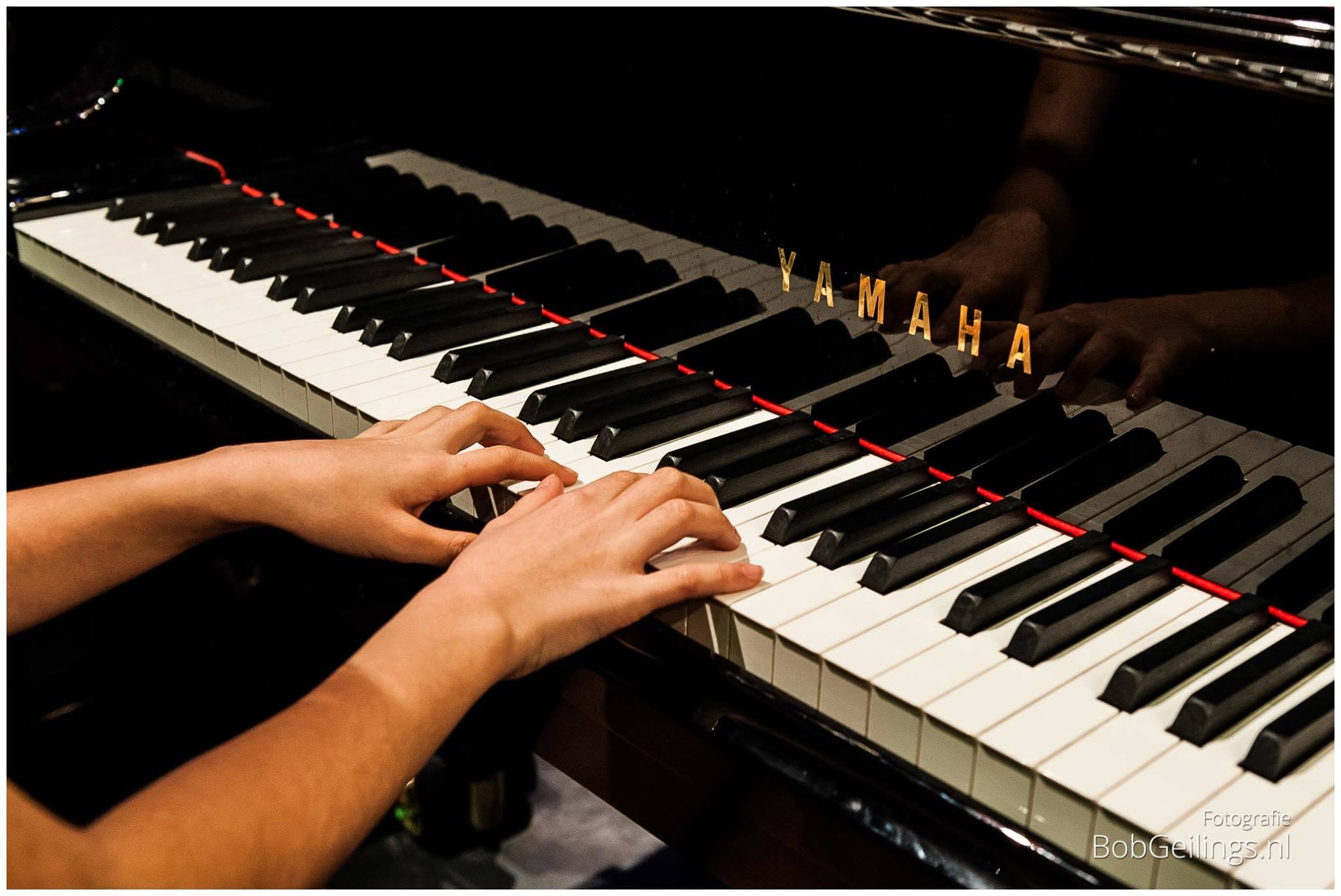 Yana playing piano